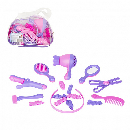 Игровой набор «Парикмахер» в сумке 16пр.