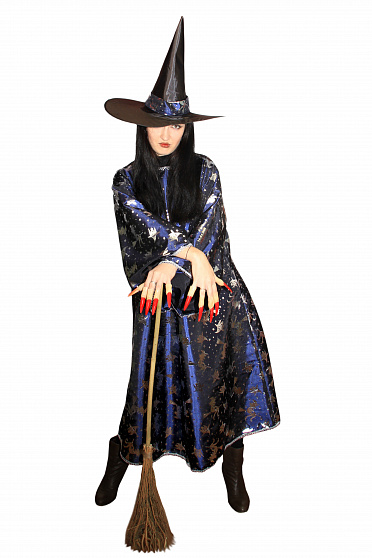 Карнавальный костюм взрослый "Ведьма"