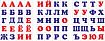 Набор для вырезания "Азбука"