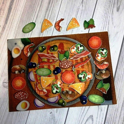 Сытная пицца фетр (41 дет.)