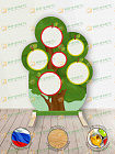Стойка для метания мячей в цель ДЕРЕВО