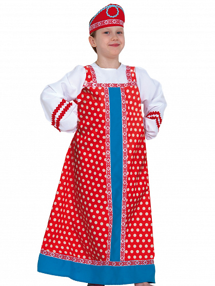 Алёнушка в красном