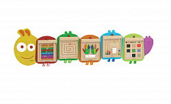 Комплект для крепления настенных панелей "Гусеница"