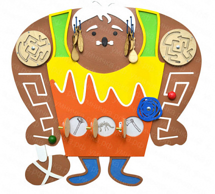 Бизиборд "Пещерный человек"