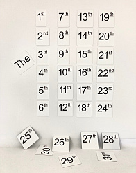 Набор магнитных карточек "Числительные" (EN)