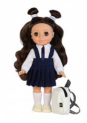 Ася первоклассница в синем