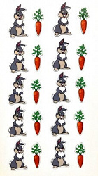 Набор магнитных карточек для устного счёта: "Зайцы и морковки"