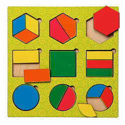 Рамки - вкладыши Никитина Геометрические фигуры №2