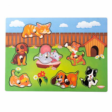 Магнитная рыбалка Собачки и кошечки