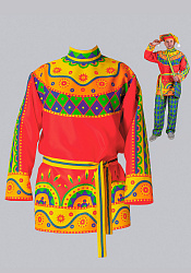 Рубаха Скомороха для взрослого Масленица