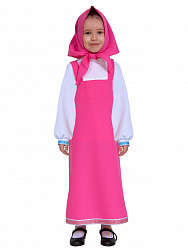 МАША платье с рукавами (фуксия) детский