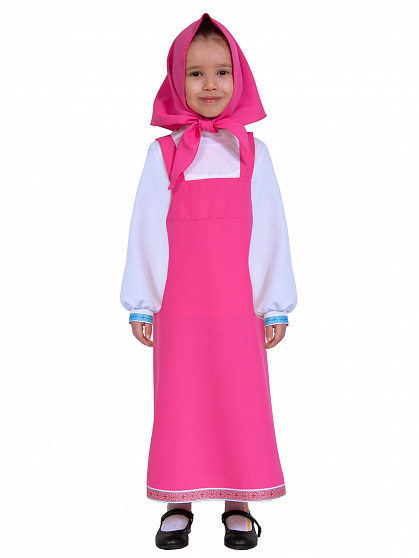 МАША платье с рукавами (фуксия) детский