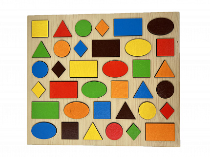 Развивающая доска "Ловкие пальчики. Геометрия"