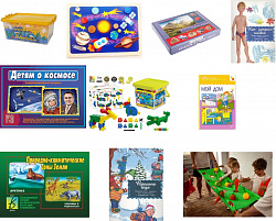 ЦЕЛЕВОЙ КОМПЛЕКТ ИГРОВЫХ СРЕДСТВ "ПОЗНАВАТЕЛЬНОЕ РАЗВИТИЕ. STEAM: Я, МОЙ ДОМ, МОЯ ПЛАНЕТА, КОСМОС"