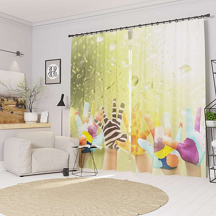 Комплект фотоштор. Детство