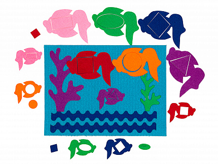 Волшебные рыбки фетр (28дет)