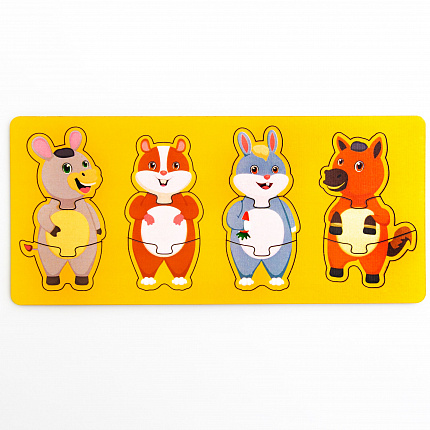 Сложи картинку мини Животные №4