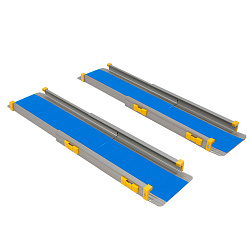 Пандус 2-х секционный телескопический №2