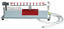 Прибор для демонстрации механ. колебаний (на воздушной подушке)