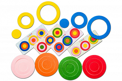 Игровой набор из фетра "Круги"
