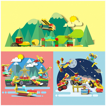 Комплект робототехнических наборов с "Умной ручкой". Обучение программированию 3+