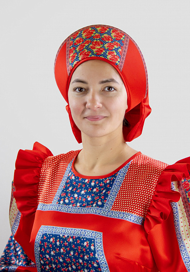 Кадриль расписная кокошник женский