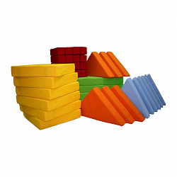 Мягкий конструктор  "Вундеркинд" 
Комплект модулей с магнитными креплениями, 38 элементов, Магматик