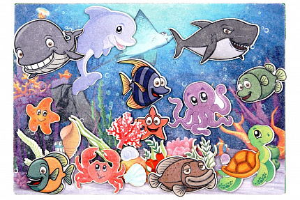 Подводный мир фетр (20дет.)