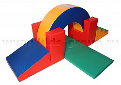 МОДУЛЬ ТРАНСФОРМЕР №3.1 (с полукольцом и ступенькой) 6 элементов