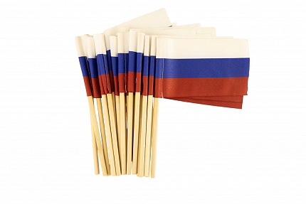 Набор флажков триколор больших