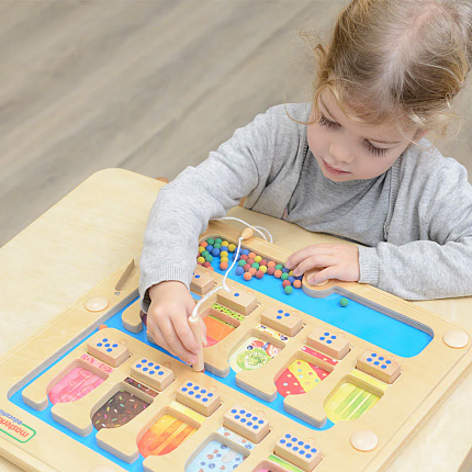 Панель "1-10 - магнитный счет"