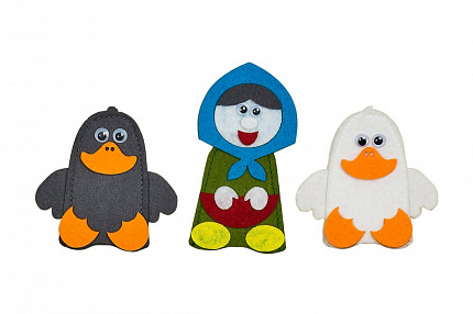 Пальчиковый театр "Жили у бабуси"