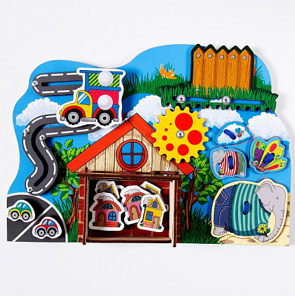 Бизиборд Больше-меньше