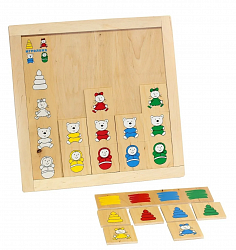 Развивающее пособие "Подбери игрушку"