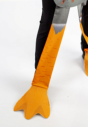 Гусь серый ростовая кукла из фетра для детей / 100 см.