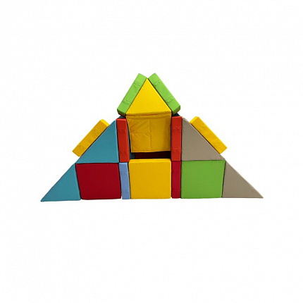 Магнитный мягкий крупноблочный конструктор Дом из подушек, Магматик