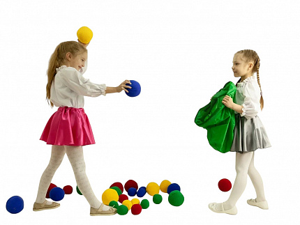 Мешок с обручем для сбора мячиков