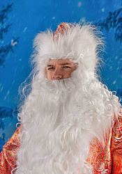 Дед Мороз Искристый красный