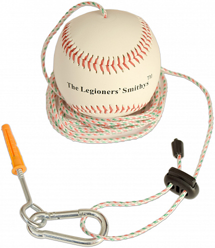 Мяч-маятник и планка для отбивания с цифрами