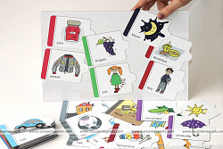 Набор магнитных карточек "Английский алфавит" (дополнительный комплект)