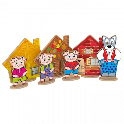 Набор "Персонажи сказки "Три поросенка"