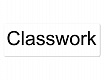 Магнитная карточка "Classwork"