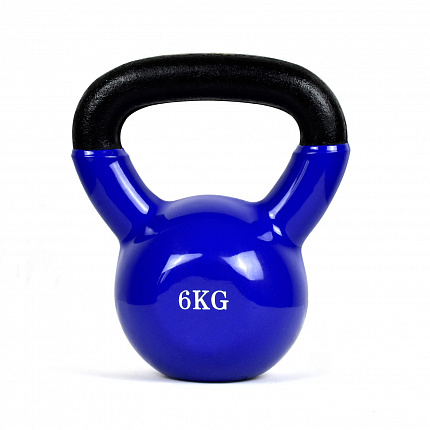 Гиря 6кг, с виниловым покрытием