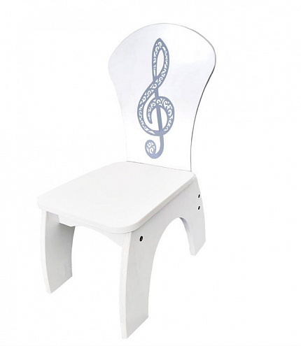 Стул детский Вуди -1 "Скрипичный ключ" фанера