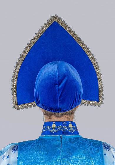 Женская корона-кокошник "Снегурочка - Палехская роспись"