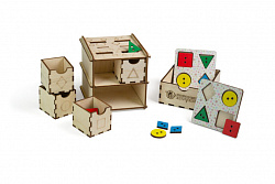 Комодик Геометрические фигуры с гравировкой