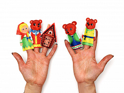 Пальчиковый театр Три медведя фетр (5дет)
