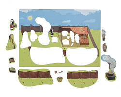 Магнитное развивающее пособие: "Библейские сюжеты: Скиния"