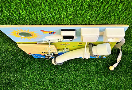 Тактильно развивающая панель настенная 430 х 430