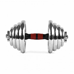 Гантель разборная, хромированная 15кг 30 LB